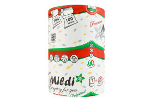 Рушник паперовий рулонний 700 аркушів 100м Premium Professional Mildi 1шт