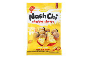 Чипси з гороху/вівсян. NashChi 60г Сир Чеддер И566(Латвія)