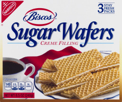 Nabisco Biscos Sugar Wafers Creme Filling - 3 PK