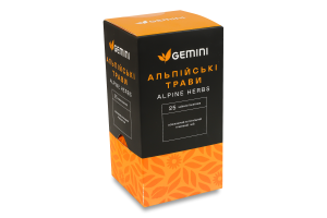 Чай травяной Альпийские травы Gemini в/с к/у 25х1.5г