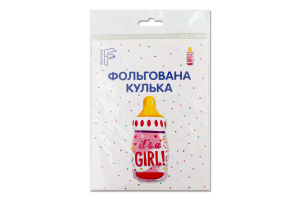 Кулька фольгована З Народженням донечки Коляска 18" 3202-2982 Весела витівка