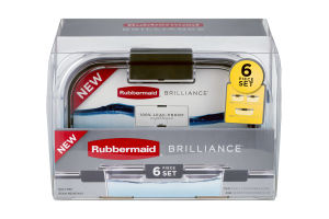 Rubbermaid Brilliance - 6 PC
