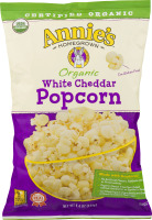 Annie's Homegrown Organic Popcorn White Cheddar