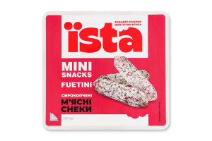 Снеки м'ясні Fuetini Mini snacks Їsta с/к лоток 0.12кг