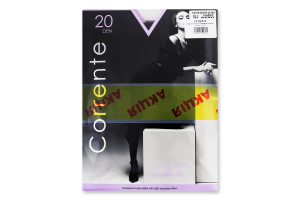 Набор колготок женских Corrente Classic №CST90574 20den 2 nero 2шт