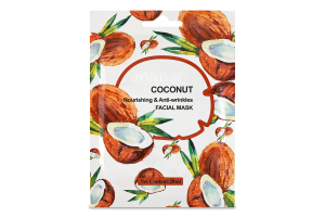 Маска для лица тканевая против морщин Coconut Mond'Sub 20мл