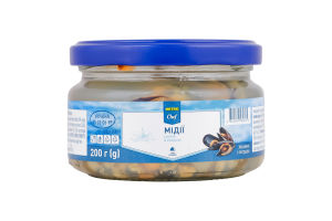 Мидии соленые в рассоле METRO Chef с/б 200г