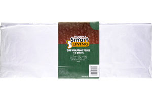 Smart Living Holiday White Gift Wrapping Tissue