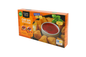 Сыр в панировке хрустящий Бри 0.25кг + ягодные соусы 2x0.05кг I Love Chef к/у 0.35кг