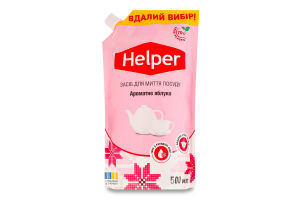 Средство для мытья посуды Ароматное яблоко Helper 500мл