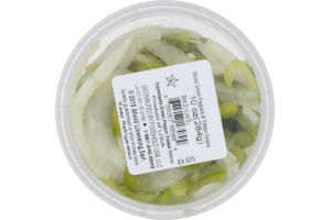 Ahold Fresh Vegetables Sliced Green Peppers & Yellow Onions