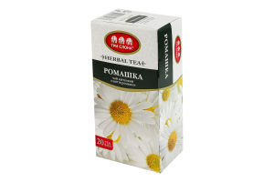 Чай цветочный из цветов ромашки Ромашка Три слона к/у 20х1г