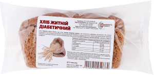 Хліб Формула Смаку житній діабетичний 300г м/у