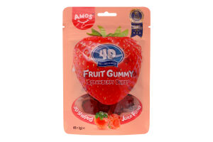 Цукерки Amos Полуниця 4D желейні