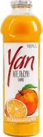 Сок без добавления сахара Апельсин Yan с/бут 930мл