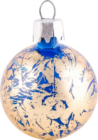 Прикраса ялинк Куля Ретро Фарба №1 пласт 40мм 3743