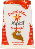 Yoplait Original Low Fat Yogurt Pumpkin Pie
