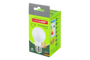 Лампа світлодіодна 10W E27 4000K Ecological Eurolamp 1шт