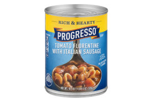 Progresso Soup Rich & Hearty Tomato Florentine With Italian Sausage
