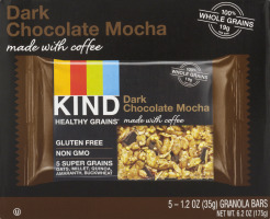 KIND Healthy Grains Granola Bars Dark Chocolate Mocha - 5 CT
