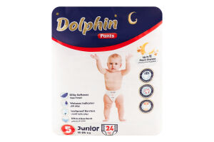 Підгузки-трусики юніор 5 11-25кг 24шт Долфін