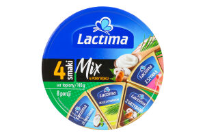 Сыр плавленый 40% 4 сезона Mix Lactima к/у 8х17.5г