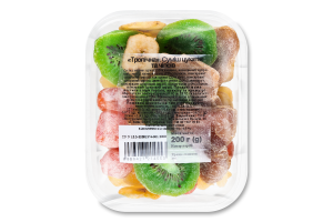 Суміш цукатів та чипсів Тропічна Натуральні продукти п/у 200г