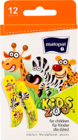Пластыри медицинские Kids Zoo Matopat 12шт
