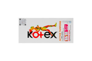 Тампоны гигиенические Супер Active Kotex 32шт