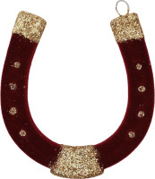 Фігурка новорічна Символ року Підкова 8,5*8,5см в асортименті КМ