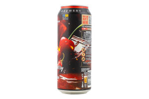 Пиво Hot Cherry Sweet Stout темне нефільтроване 6% 0,5л ж/б Forever