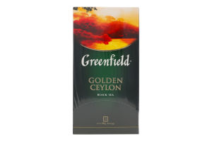 Чай чорний байховий дрібний Golden Ceylon Greenfield к/у 25х2г