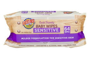 Earth's Best Earth Friendly Baby Wipes Sensitive - 64 CT
