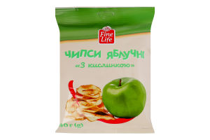 Чипсы яблочные С кислинкой Fine Life м/у 40г