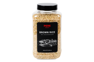 Рис нешлифованный Brown Pere п/б 800г