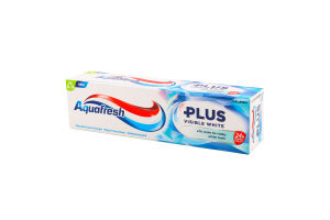 Паста зубна з фтором Visible white Plus Aquafresh 75мл