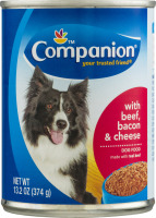 Companion Dog Food Beef, Bacon & Cheese