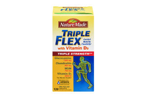 Nature Made Triple Flex with Vitamin D3 Dietary Supplement Caplets - 120 CT