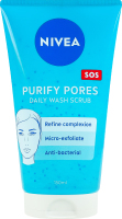 Гель-скраб для умывания ежедневный Очистка пор SOS Nivea 150мл