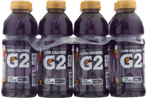 G2 Low Calorie Gatorade Thirst Quender Grape - 8 PK