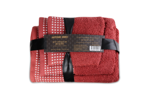 Набір рушників Antonio Mir Rosa 30x30;50x90;70x130