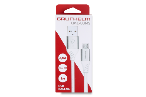 Кабель Grunhelm Micro USB 1м GMC-03MS