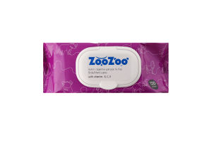Серветки вологі для рук та тіла з вітамінами А С Е ZooZoo 120шт