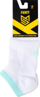 Шкарпетки MovementStandard Fancy №MS M0305S 49 38-41 білий-м'ята
