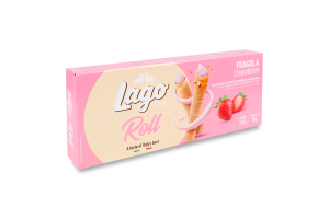 Трубочки Gastone Lagо вафельні з полуничим кремом