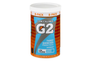 Gatorade G2 Low Calorie Powder Packs Glacier Freeze - 8 PK