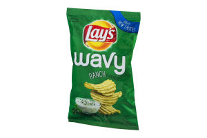 Lay's Wavy Potato Chips Ranch