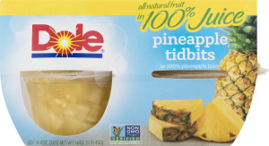 Dole Pineapple Tidbits - 4 CT