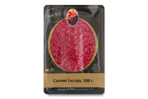 Ковбаса нарізка Салямі Екстра Rolfho с/в в/у 100г