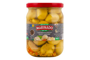 Шампиньоны маринованные целые Marinado с/б 450г